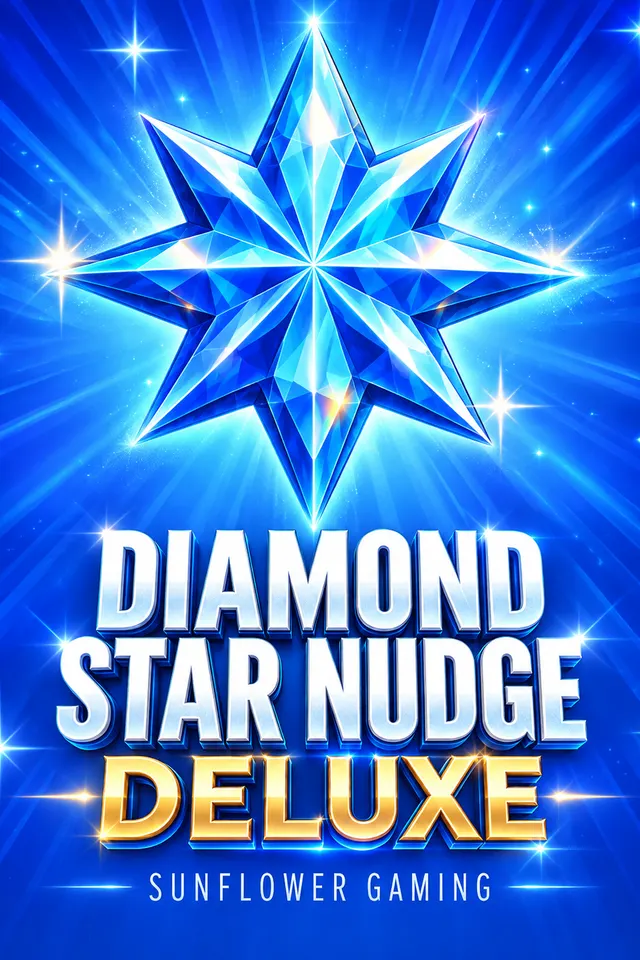 Diamond Star Nudge Deluxe slot game artwork
