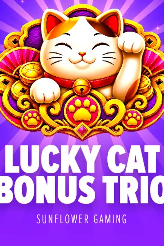 Lucky Cat Bonus Trio slot game artwork