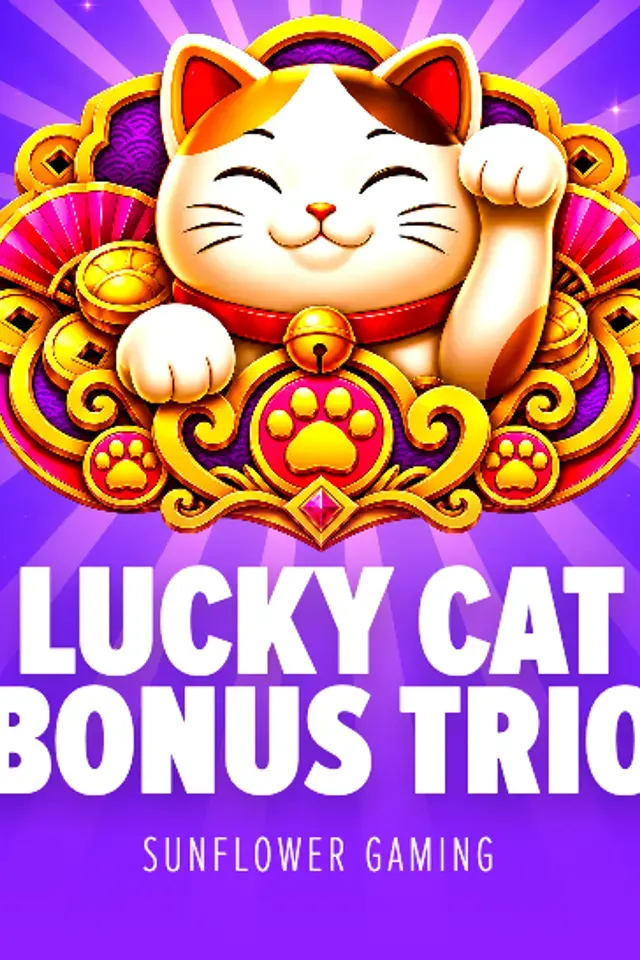Lucky Cat Bonus Trio slot game artwork