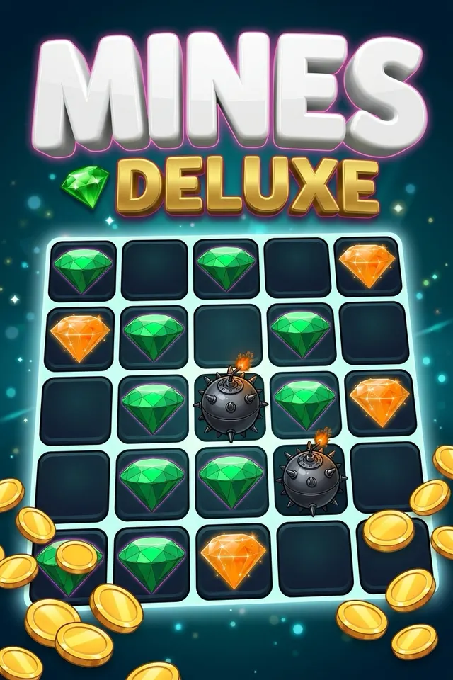 Mines Deluxe slot game artwork