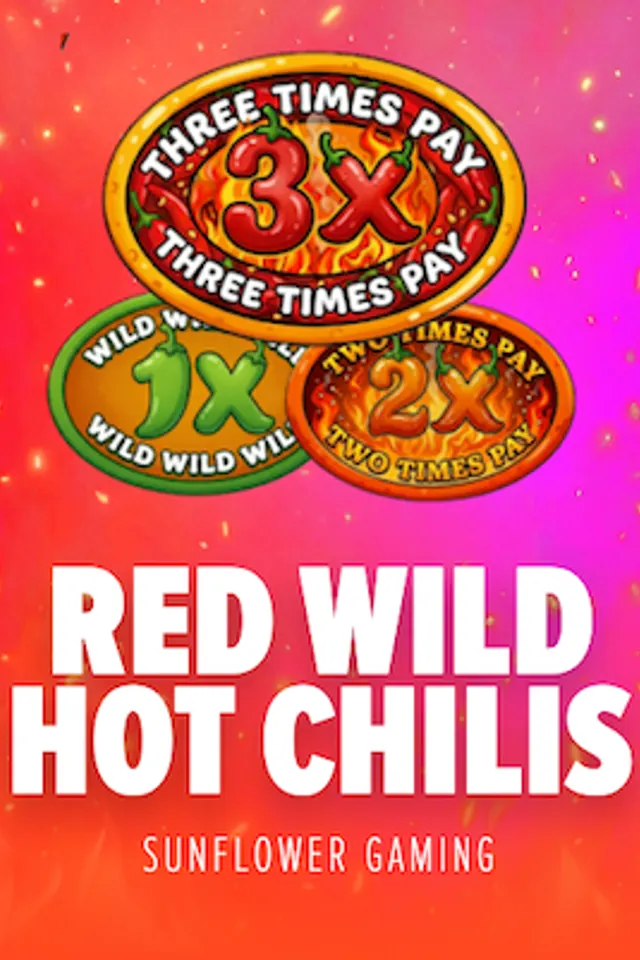 Red Wild Hot Chilis slot game artwork