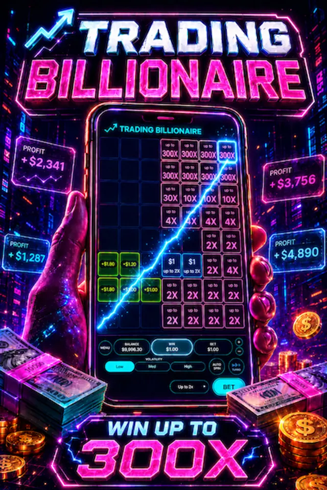 Trading Billionaire slot game artwork