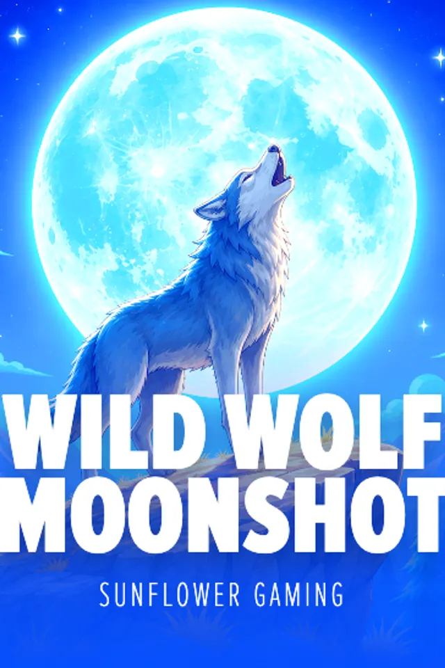 Wild Wolf Moonshot slot game artwork